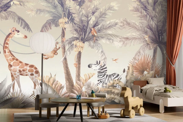 Magia dzieciństwa na ścianach: 5 najpopularniejszych wzorów bajkowych tapet